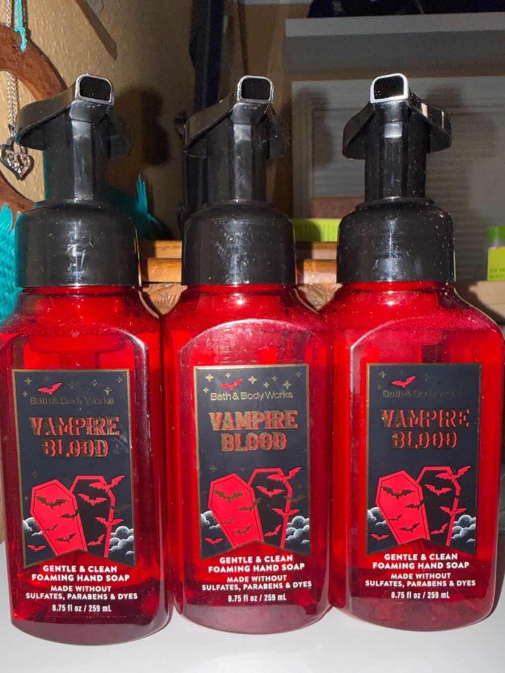 Bath & Body Works Vampire Blood Foaming Hand Soap - Red & Black